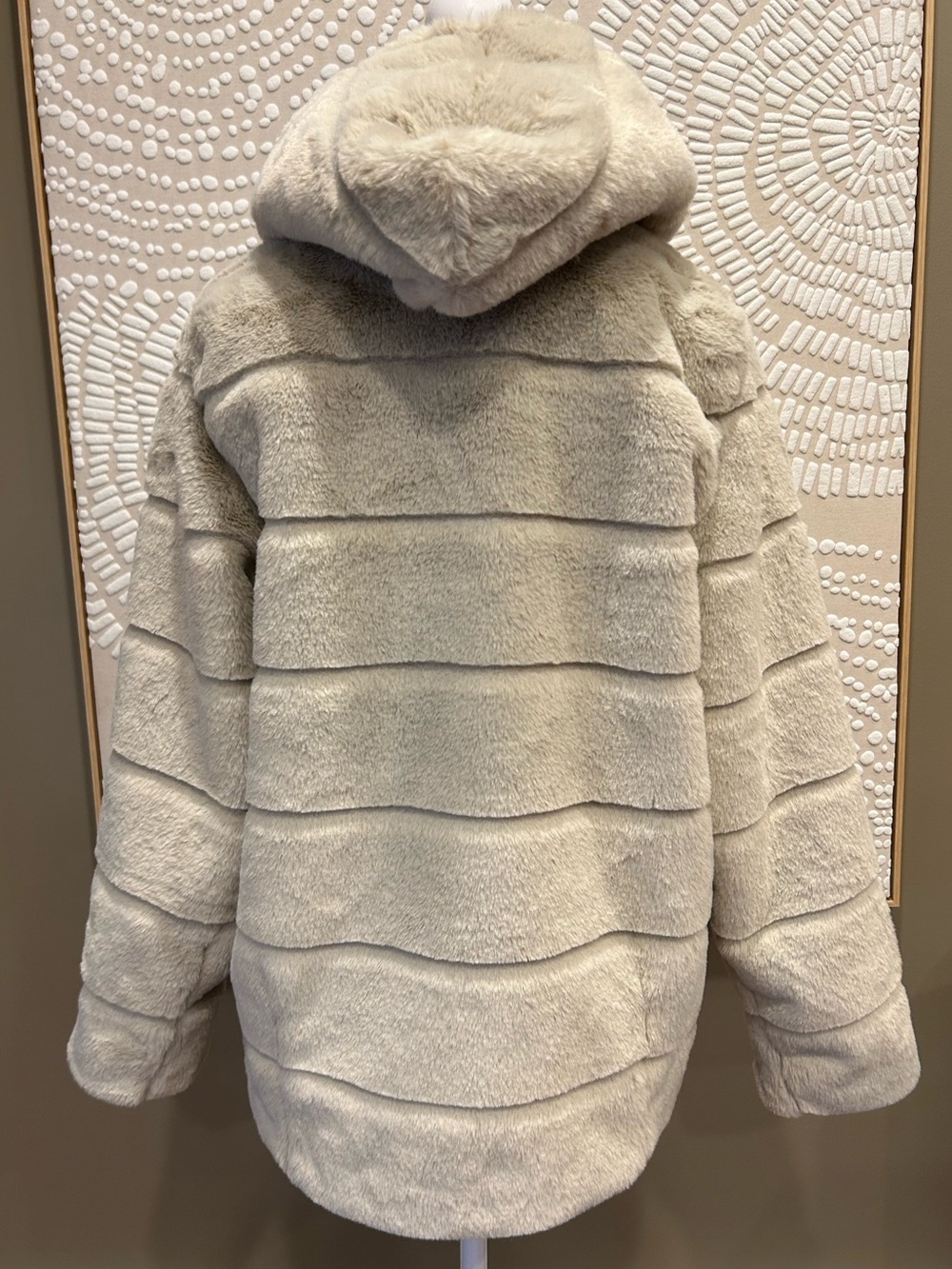Quince Hooded Faux-Fur Jacket Size Small NWT - Picture 6 of 7